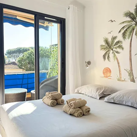 Апартаменты Cap D Terrasse Climatisation Et Parking